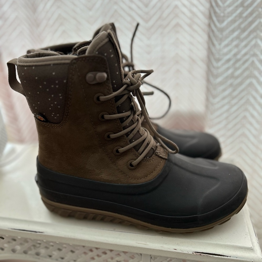 Women’s BOGS CLASSIC CASUAL TALL LACE LEATHER